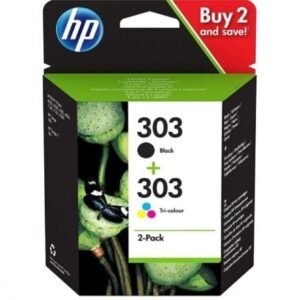 Cartucho de Tinta Original HP nº303 Multipack/ Preto/ Tricolor