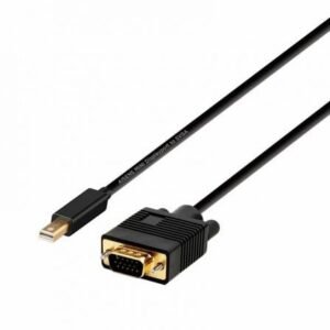 Cabo Conversor Aisens A125-0362/ Mini DP Macho - VGA Macho/ 2m/ Preto