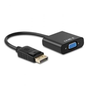 Conversor Aisens A125-0367/ DisplayPort Macho - VGA Hembra/ 15cm/ Preto