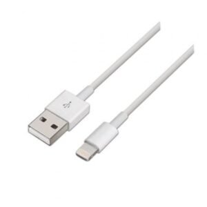 Cabo USB 2.0 Lightning Aisens A102-0036/ USB Macho - Lightning Macho/ 2m/ Branco