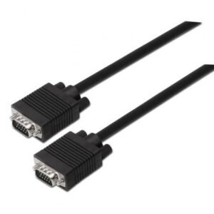 Cabo SVGA Aisens A113-0069/ VGA Macho - VGA Macho/ Hasta 3W/ 10Mbps/ 3m/ Preto