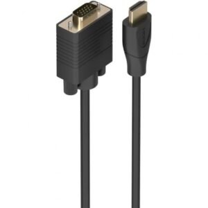 Cabo Conversor Aisens A122-1011 SVGA Macho/ HDMI Macho/ 1.5m/ Preto