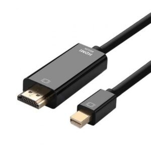 Cabo Conversor Aisens A125-0361/ Mini DisplayPort Macho - HDMI Macho/ Hasta 5W/ 2300Mbps/ 2m/ Preto