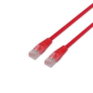 Cabo de Red RJ45 UTP Aisens A133-0187 Cat.5e/ 50cm/ Vermelho