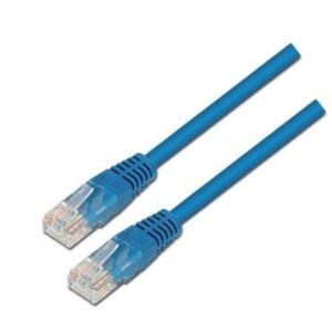 Cabo de Red RJ45 UTP Aisens A133-0190 Cat.5e/ 50cm/ Azul