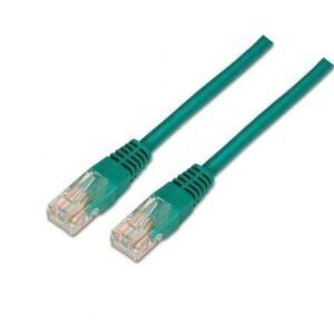 Cabo de Red RJ45 UTP Aisens A133-0194 Cat.5e/ 1m/ Verde