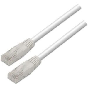 Cabo de Red RJ45 UTP Aisens A133-0197/ Cat.5e/ 1m/ Branco