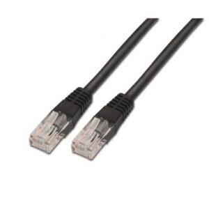 Cabo de Red RJ45 UTP Aisens A133-0205 Cat.5e/ 3m/ Preto