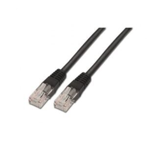 Cabo de Red RJ45 UTP Aisens A135-0257 Cat.6/ 50cm/ Preto