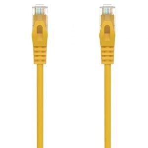 Cabo de Red RJ45 AWG24 UTP Aisens A145-0563 Cat.6A/ LSZH/ 25cm/ Amarelo