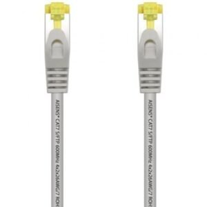 Cabo de Red RJ45 S/FTP Aisens A146-0332 Cat.7/ 25cm/ Cinzento