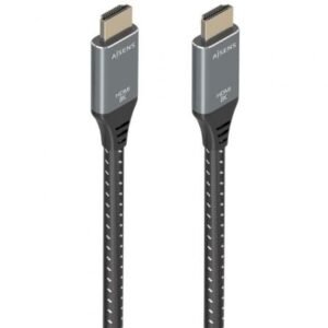 Cabo HDMI 2.1 8K Aisens A150-0878/ HDMI Macho - HDMI Macho/ 10m/ Cinzento y Preto