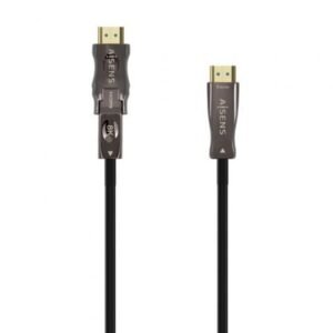 Cabo HDMI 2.1 AOC 8K Desmontable Aisens A153-0646/ HDMI Macho / D Macho - HDMI Macho/ 30m/ Preto