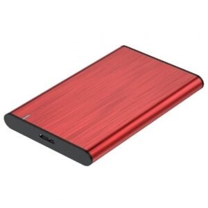 Caixa Externa para Disco Duro de 2.5" Aisens ASE-2525RED/ USB 3.1/ Sin tornillos