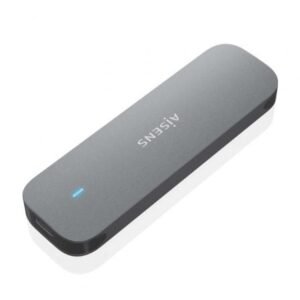 Caixa Externa para Disco SSD M.2 SATA Aisens ASM2-006GRY/ USB 3.1/ Sin tornillos