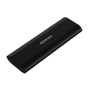 Caixa Externa para Disco SSD M.2 SATA/NVMe Aisens ASM2-014B/ USB 3.2/ Sin tornillos