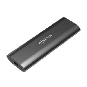Caixa Externa para Disco SSD M.2 SATA/NVMe Aisens ASM2-015GR/ USB 3.1/ Sin tornillos