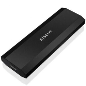 Caixa Externa para Disco SSD M.2 NVMe Aisens ASM2-028B/ USB 3.2/ Sin tornillos