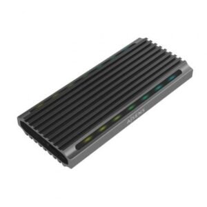 Caixa Externa para Disco SSD M.2 SATA/NVMe Aisens ASM2-RGB011GR/ USB 3.2 Gen2/ Sin Tornillos