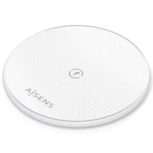 Base de carga Sem fios Aisens ASCH-15W1WC057-W/ 15W/ Branco