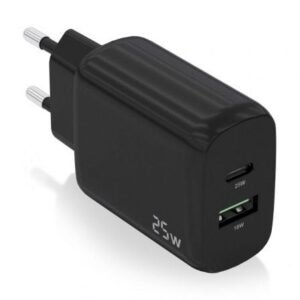 Carregador de Pared Aisens A110-0759/ 1xUSB Tipo-C/ 1xUSB/ 25W