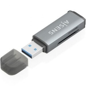 Lector de Placas Externo Aisens ASCR-2A09-GR/ USB 3.1