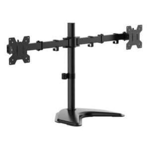 Soporte de Desktop para 2 Monitores Aisens DT32TSR-285/ Giratorio/ Inclinable/ hasta 10kg