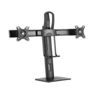 Soporte de Desktop con Contrapeso para 2 Monitores Aisens DT27TSR-065/ Giratorio/ Inclinable/ hasta 6kg