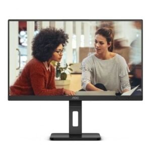 Monitor AOC 24E3QAF 23.8"/ Full HD/ Multimedia/ Regulable en altura/ Preto