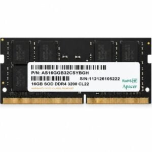Memória RAM Apacer ES.16G21.GSH 16GB/ DDR4/ 3200MHz/ 1.2V/ CL22/ SODIMM