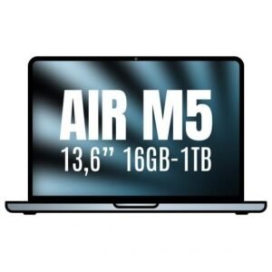 Apple Macbook Air 13,6"/ M5 10-Core CPU/ 16GB/ 1TB SSD/ 10-Core GPU/ Azul