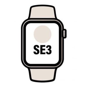 Apple Watch SE3/ GPS/ Cellular/ 40mm/ Caixa de Aluminio Branco Estrella/ Correa Deportiva Branco Estrella M/L