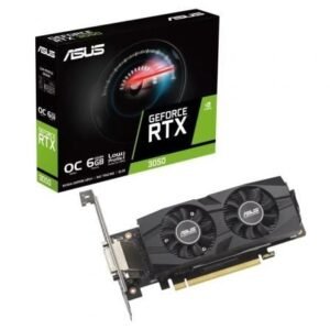 Placa Gráfica Asus GeForce RTX 3050 LP BRK OC Edition/ 6GB GDDR6/ Compatible con Perfil Bajo