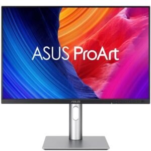 Monitor Profesional Asus ProArt Display PA248QFV 24.1"/ WUXGA/ Multimedia/ Regulable en altura/ Preto y Plata