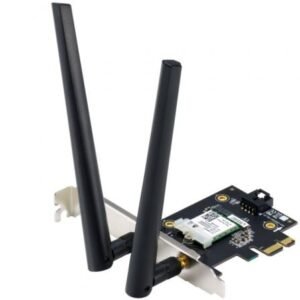 Placa de Red Sem fios-PCI Express Asus PCE-AXE5400/ 5400Mbps/ 2.4/5/6GHz