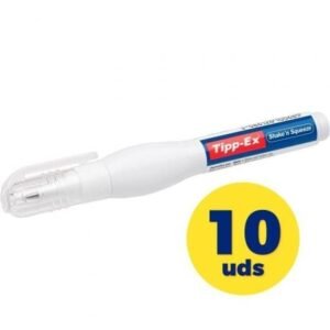 Caixa de Correctores de Escritura en Lápiz Bic Tipp-Ex Shake'N Sqeeze/ 8ml/ 10 unidades