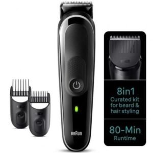 Recortadora Braun Tudo-em-um Style Kit Series 3 MGK3440/ con Bateria/ 8 Accesorios