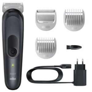Cortapelos Braun BodyGroomer Series 3 BG3340/ con Bateria/ 3 Accesorios
