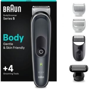 Cortapelos Braun BodyGroomer Series 5 BG5360/ con Bateria/ 4 Accesorios