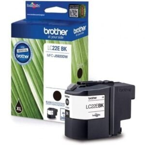 Cartucho de Tinta Original Brother LC-22EBK XL Alta Capacidade/ Preto