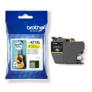 Cartucho de Tinta Original Brother LC421XL Alta Capacidade/ Amarelo