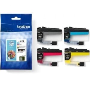 Cartucho de Tinta Original Brother LC424VAL/ Multipack/ Cian/ Magenta/ Amarelo/ Preto
