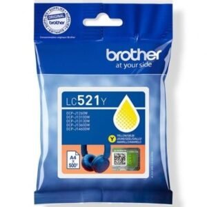 Cartucho de Tinta Original Brother LC521Y/ Amarelo