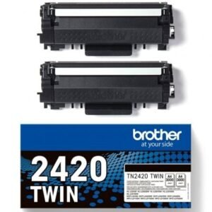 Tóner Original Brother TN2420TWIN Multipack XL Alta Capacidade/ 2x Preto