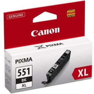 Cartucho de Tinta Original Canon CLI-551BK XL Alta Capacidade/ Preto