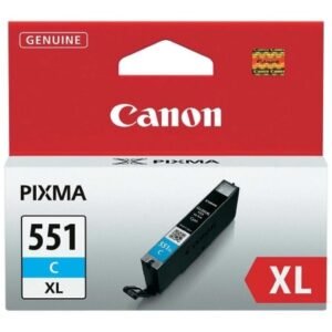 Cartucho de Tinta Original Canon CLI-551C XL Alta Capacidade/ Cian