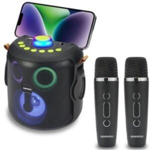 Coluna con Bluetooth Daewoo Karaoke DW3008/ 15W/ 1.0