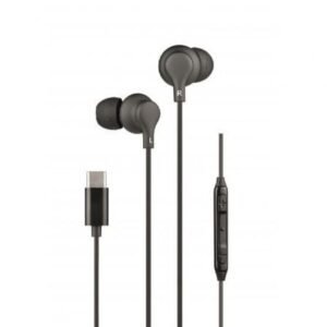 Auscultadores Intrauditivos Daewoo DW2015/ con Microfone/ USB Tipo-C/ Pretos