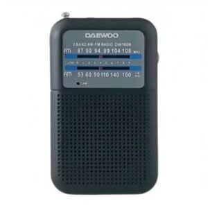 Radio Portátil Daewoo DW1008/ Preta