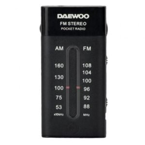 Radio Portátil Daewoo DW1109/ Preta